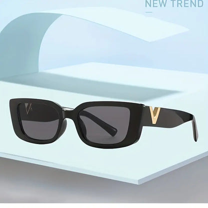 Square Frame For Women Men Vintage Wrap Around Glasses Metal Hinge Small Frame Eyewear fashion glasses